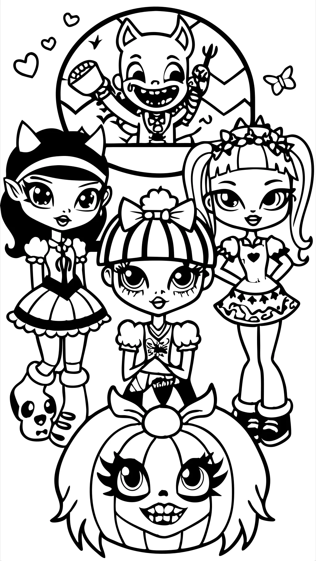 free coloring pages monster high